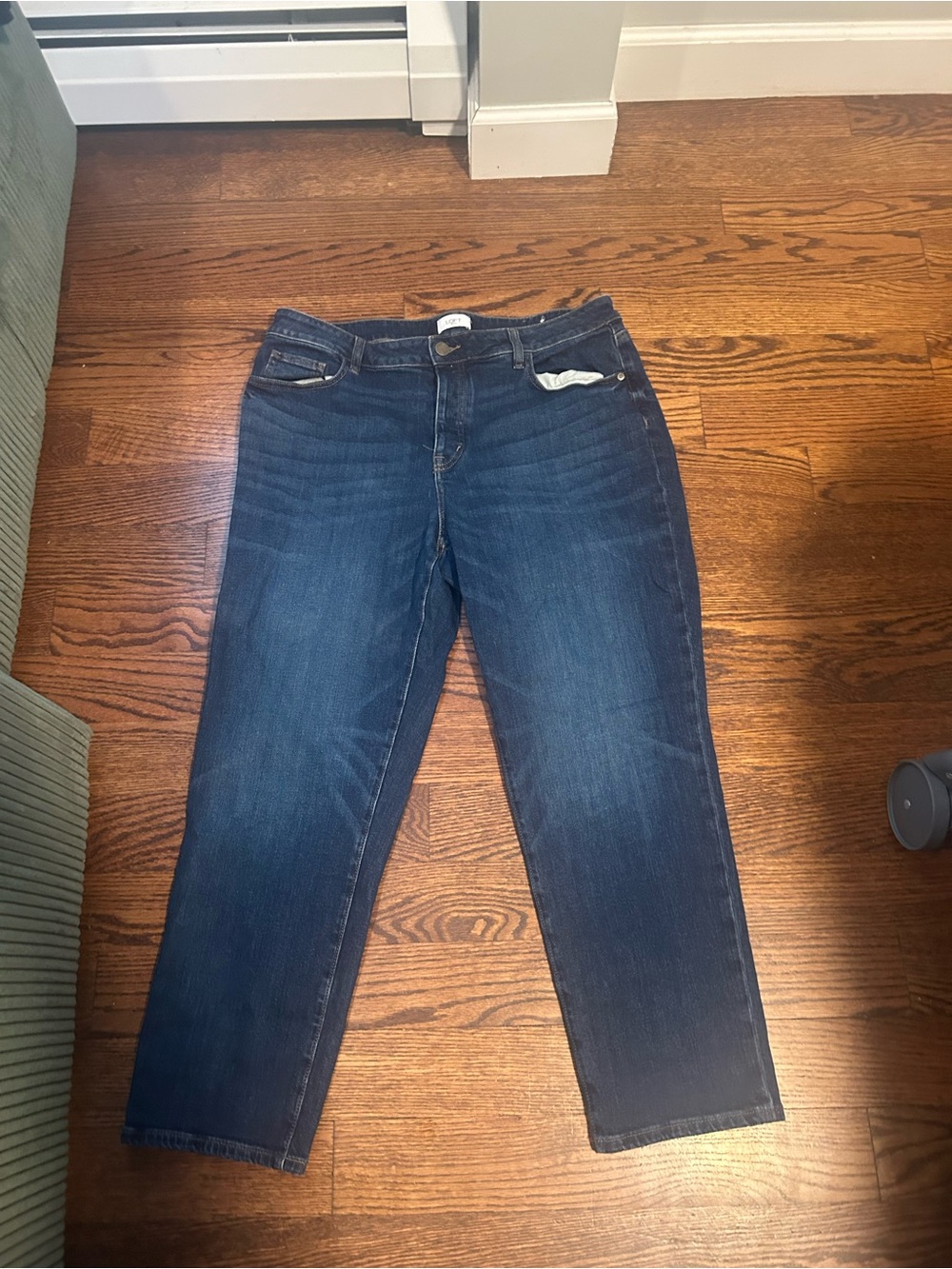 Loft Classic Women's Dark Blue Straight Leg Jeans